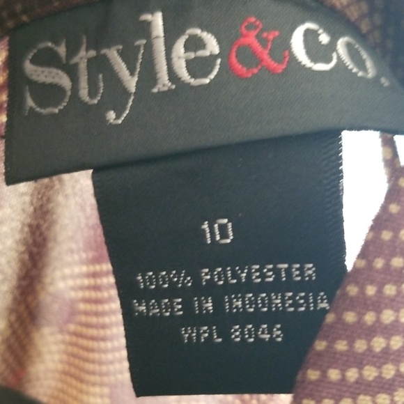 Style & Co sheer blouse - Picture 4 of 4